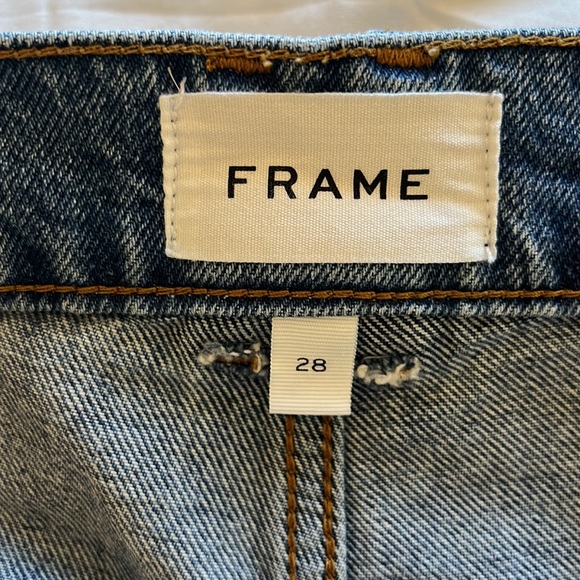 FRAME blue jeans cargo style open pockets like new! Wore 3 times. - Picture 12 of 12